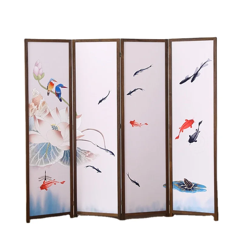 Custom portable privacy screens folding screens room divider partition for living room