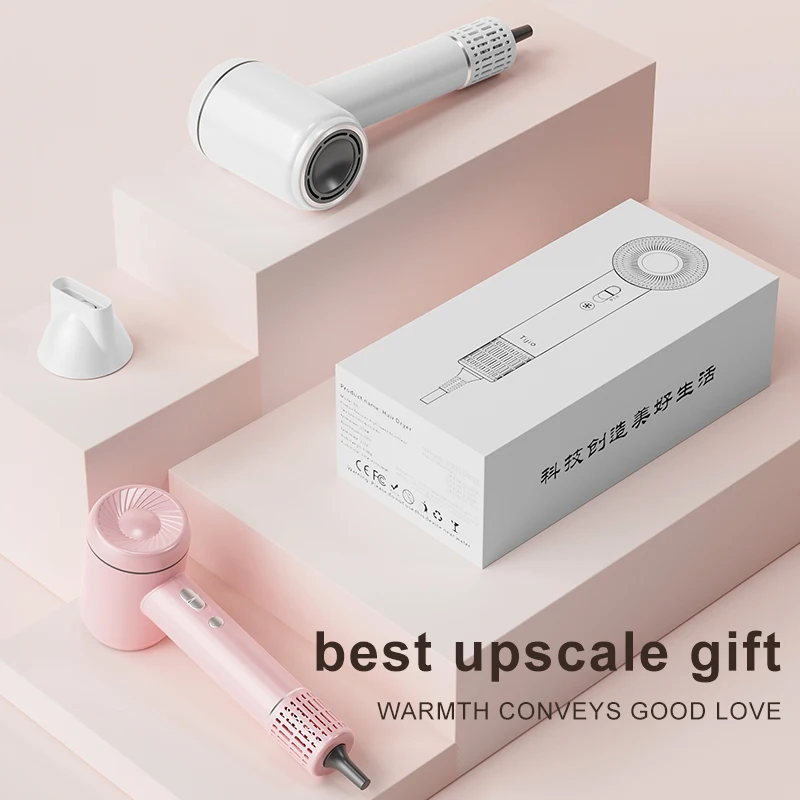 air Blow Dryer Professional Salon 1600W hair dryer Low Radiation High Speed DC Brushless Negative Iong Hair Dryer