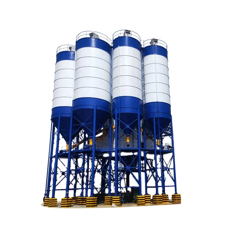 Thickened Vertical Large Concrete Mixing Station Cement Silo 200t