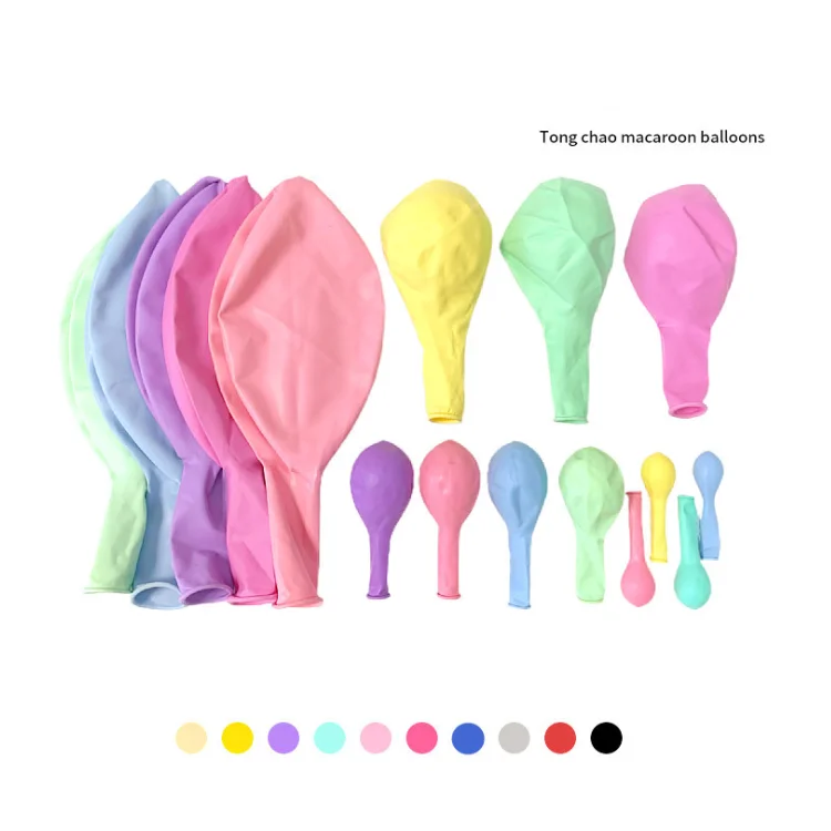 24 inch birthday alphabet  balloons macaron latex balloon  Round Helium balloons