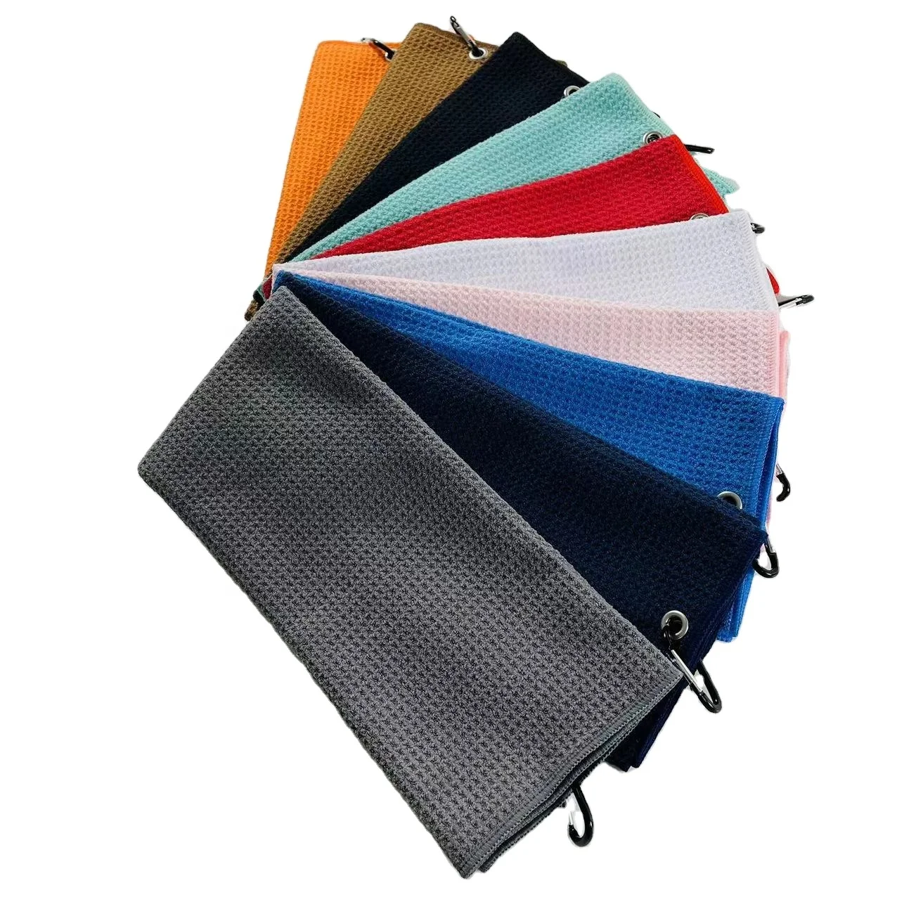 SER Logo Custom Soft Microfiber Golf Towel 40x60CM Quick Drying Multi-Use Golf Towel