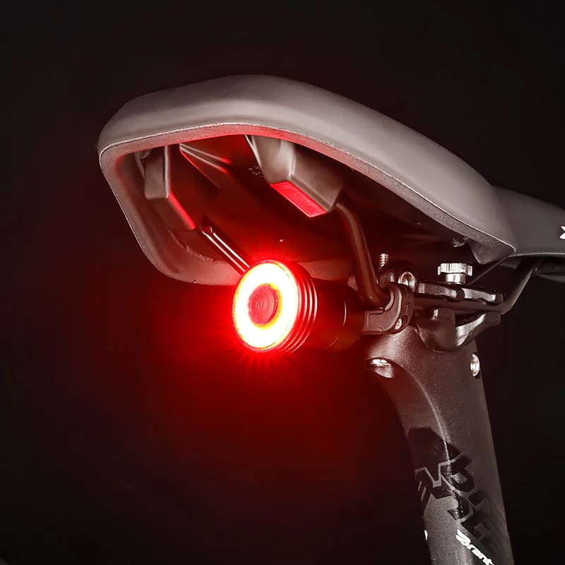 2025 NEW XC Bicycle Smart Auto Brake Sensing Taillight Cycling Tail Light Waterproof LED Charging Bike Rear Light