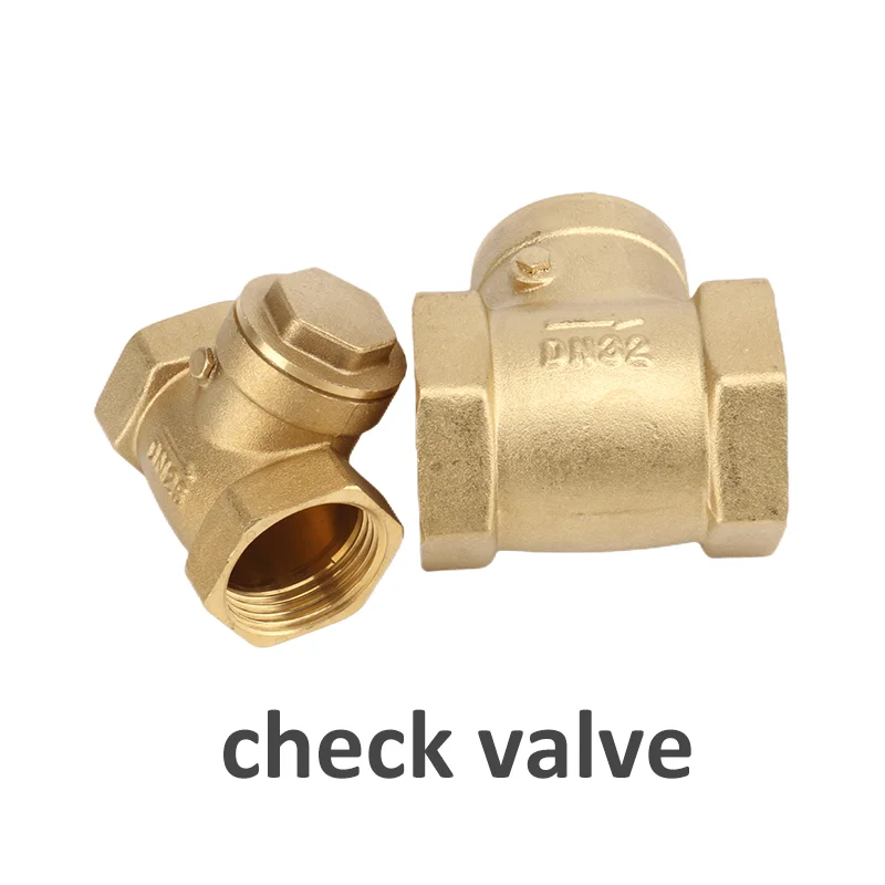 DN15-50 internal thread thickened check valve heavy duty brass horizontal check valve