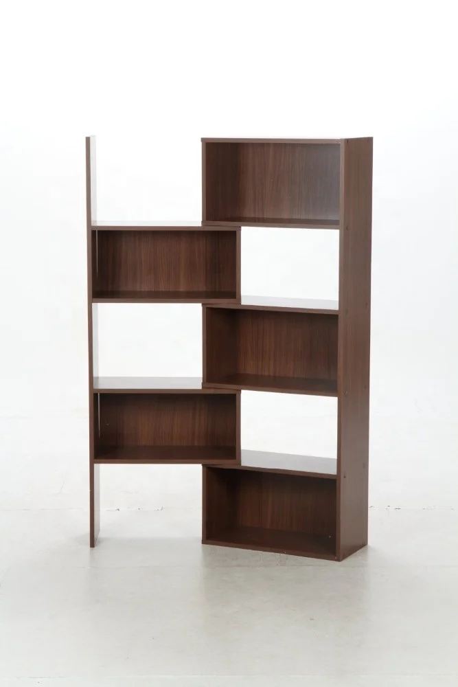 Деревянный вращающийся книжный шкаф 5 ярусов книжная полка многофункциональные кубические книжные шкафы для офисной мебели