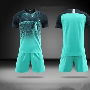 
Custom Blank Sports Uniform Kids Soccer Jersey Set Hot Sale Breathable Football Jersey 