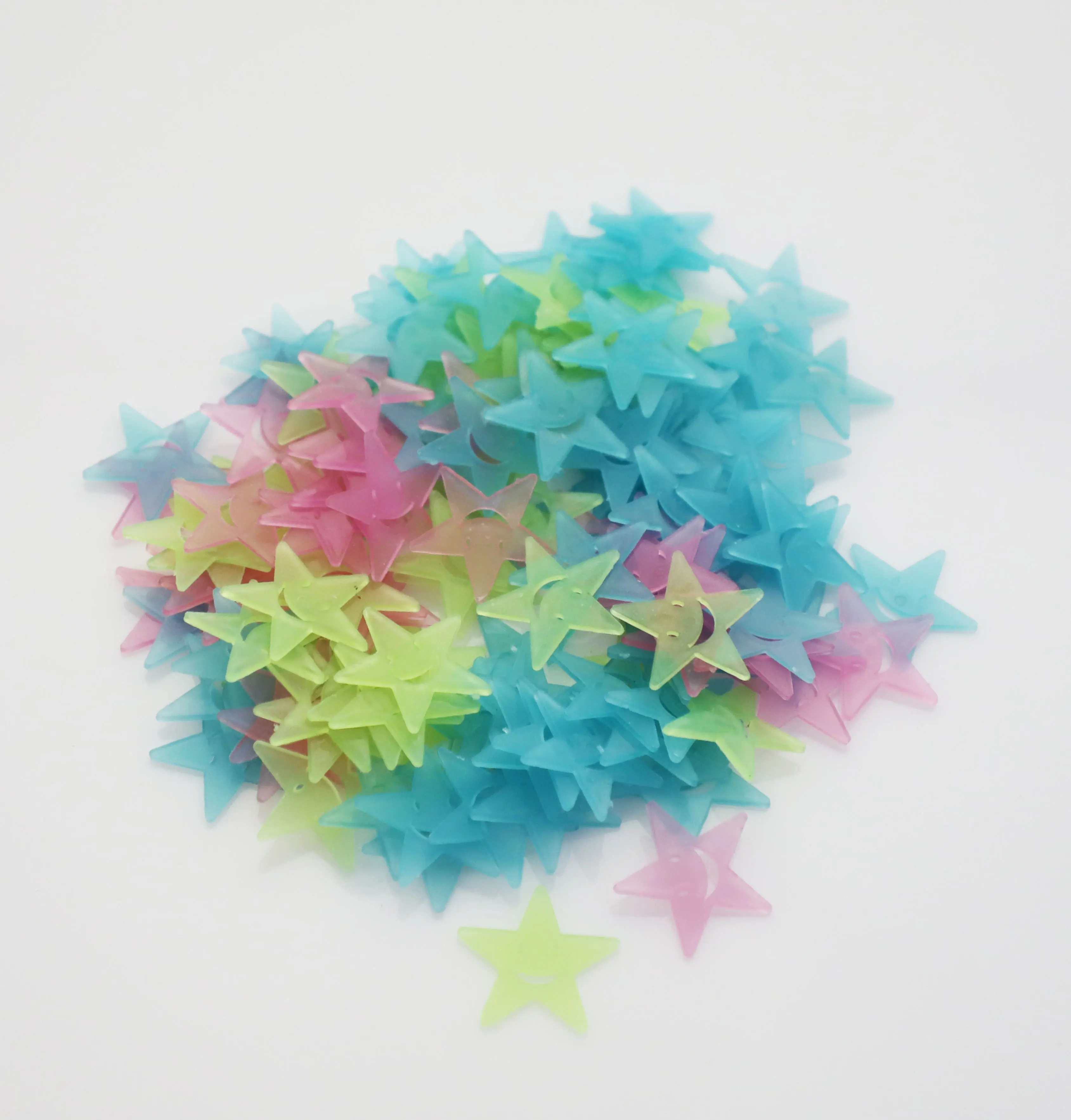 Home Decor Fluorescent 3D Glow in The Dark Night Glow Kids Wall Stickers