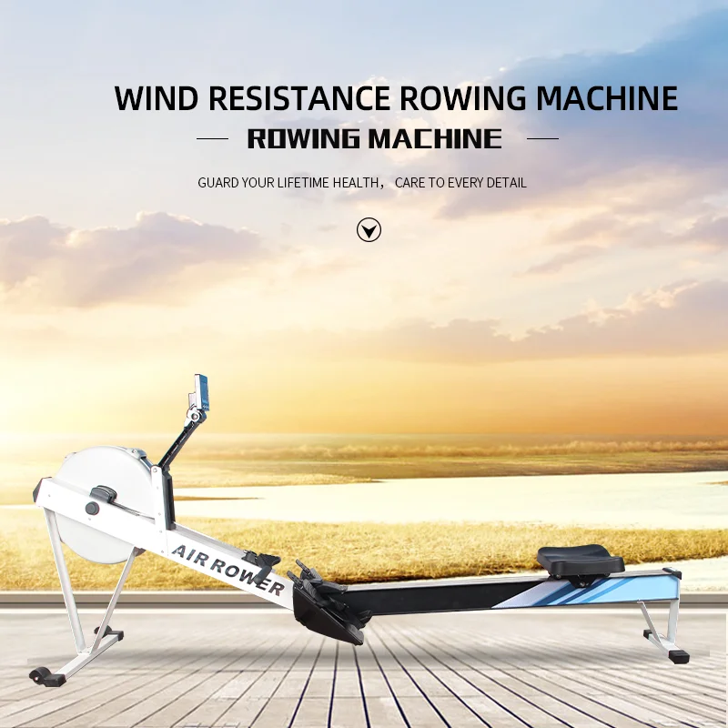 Shandong high quality cardio gym equipment air rowing machine