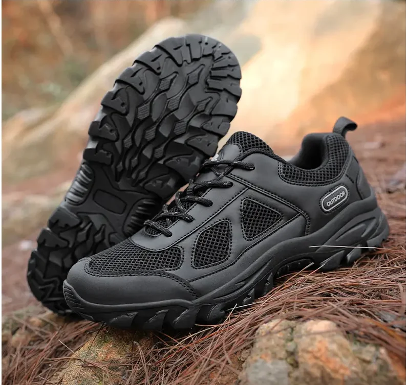 Мужские кроссовки для активного отдыха сетчатые дышащие походов и альпинизма