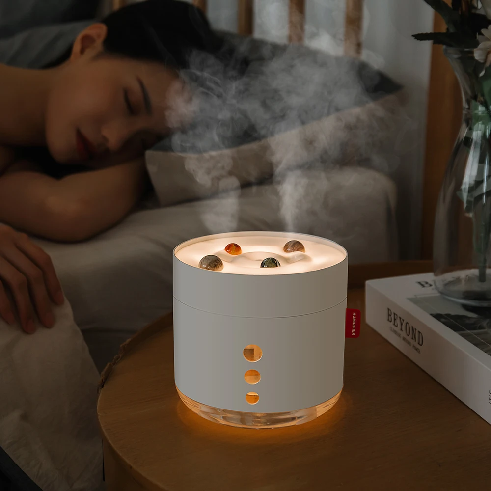 800ML  Mini Humidifier Portable Wireless Cool Mist USB Ultrasonic Air Humidifiers For Office Household 2000mAh