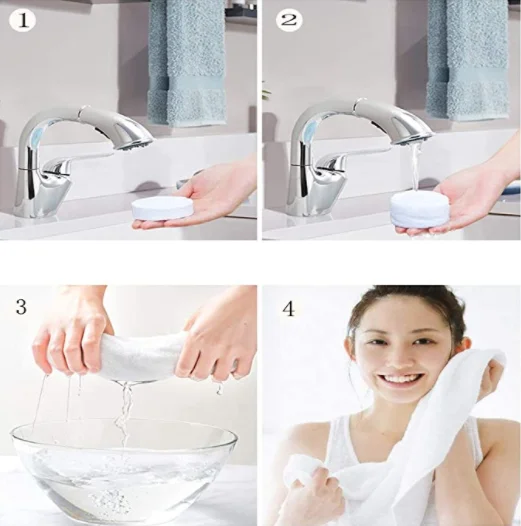 Soft Skin friendly Extra thick compression towel Disposable soft durable towel 100% cotton Family bathroom Travel camping