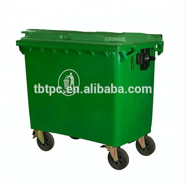 660 liter garbage bin corrugated plastic recycle bin made in China