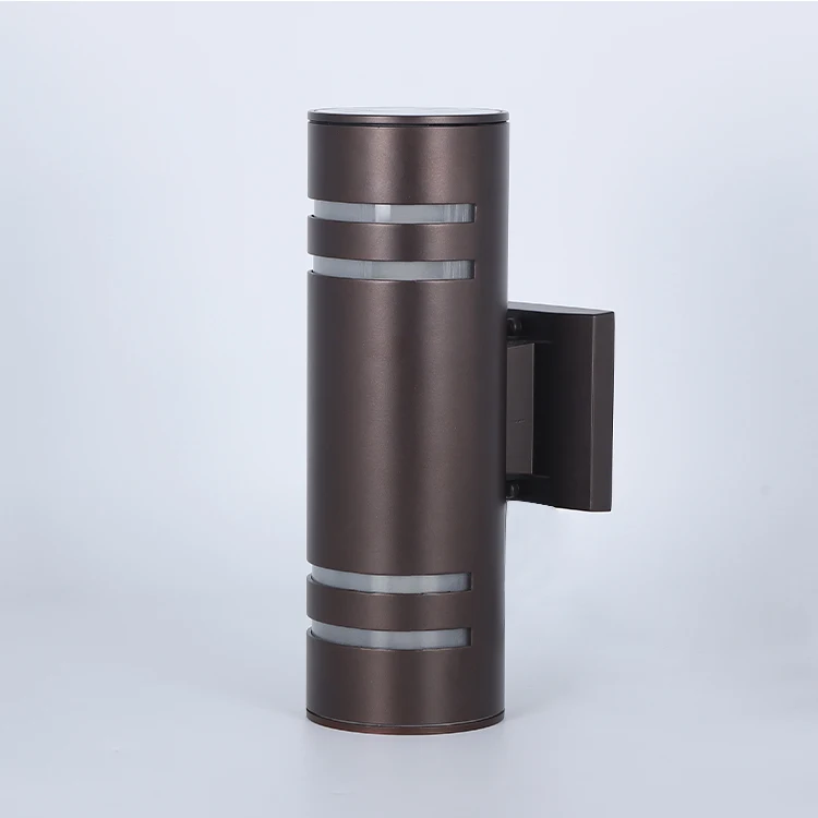 cylinder outdoor wall light led metal black lighting outdoor wall mounted lamp