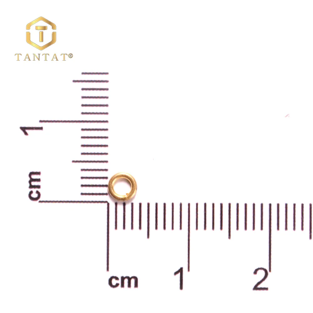 6mm Gold Plated Closed Jump Rings Circle Ring for Jewelry Making