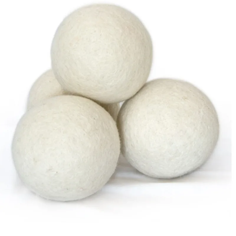 Wholesale IN STOCK 100% New Zealand Felt Laundry Wool Dryer Balls 7CM Diameter