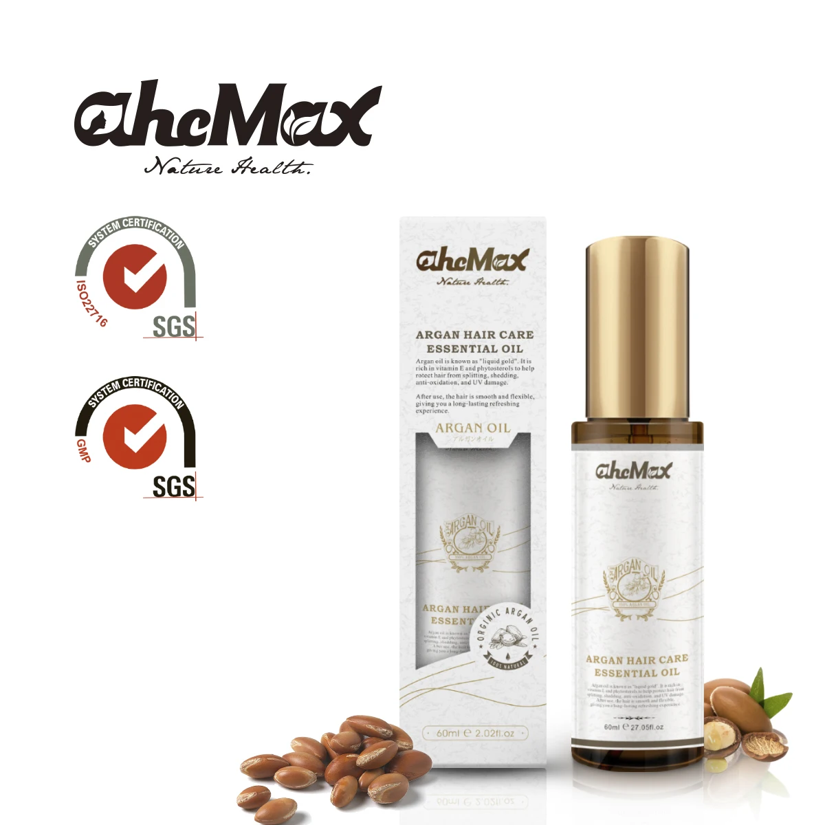 100% Pure Natural Organic Morocco Argan Oil