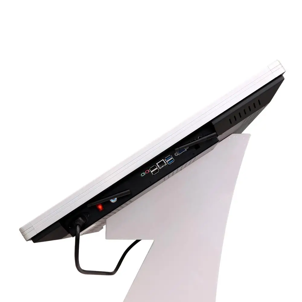 21.5 inch capacitive Indoor Floor Stand LCD all in one multi touch screen kiosk