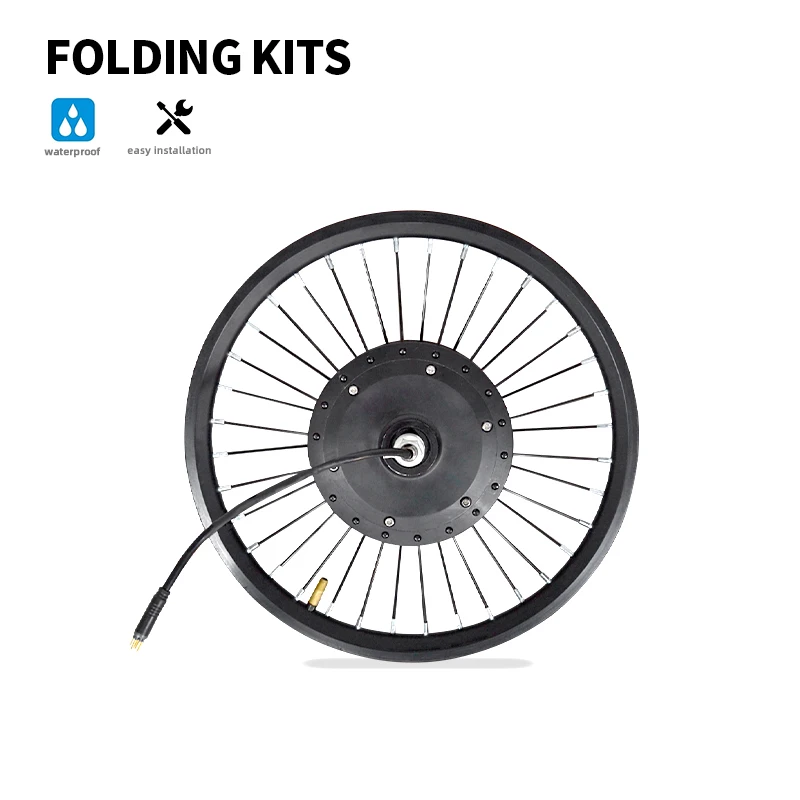 New designing 250w 500w  folding motor kit with battery 1000w electric motor