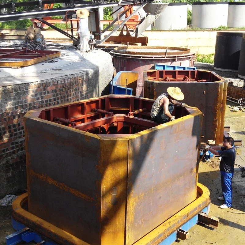 Reinforced Cage Concrete Cement Culvert Pipe Casting Mold