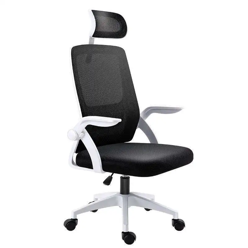 2024 visitor black fabric chair cheap sillas de oficina swivel computer chair executive mesh ergonomic office chair