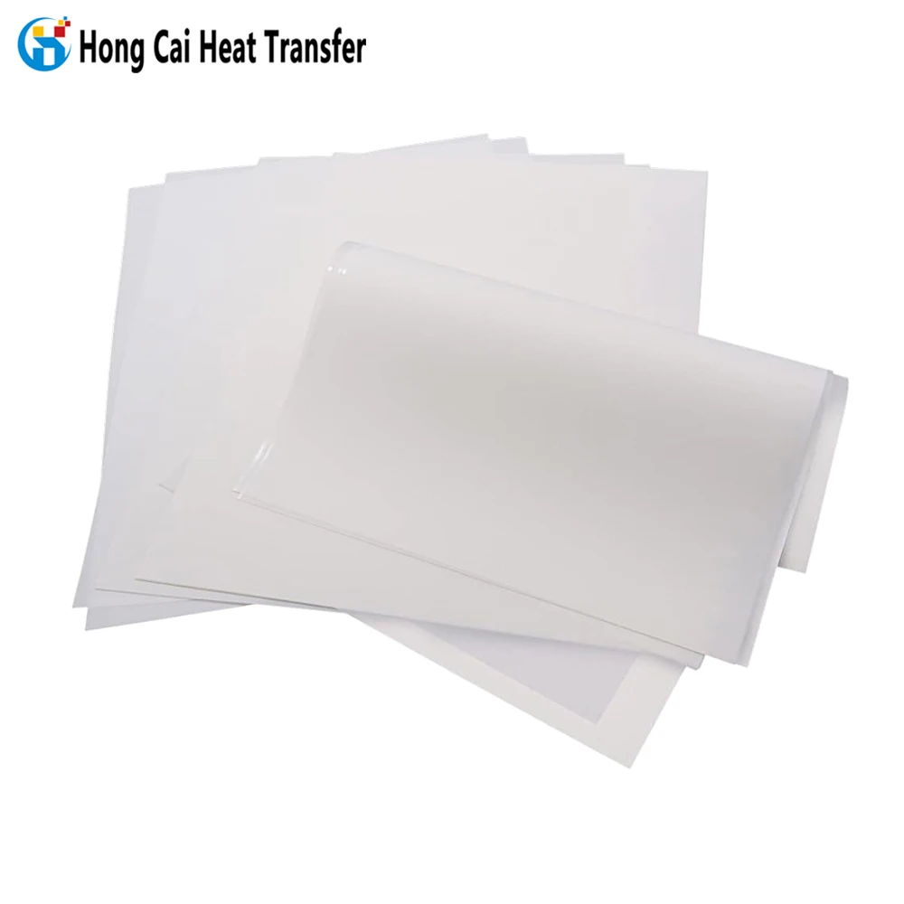 Hongcai custom printable inkjet film screen printing transfer cold and hot peel transparent heat transfer PET dtf film printing