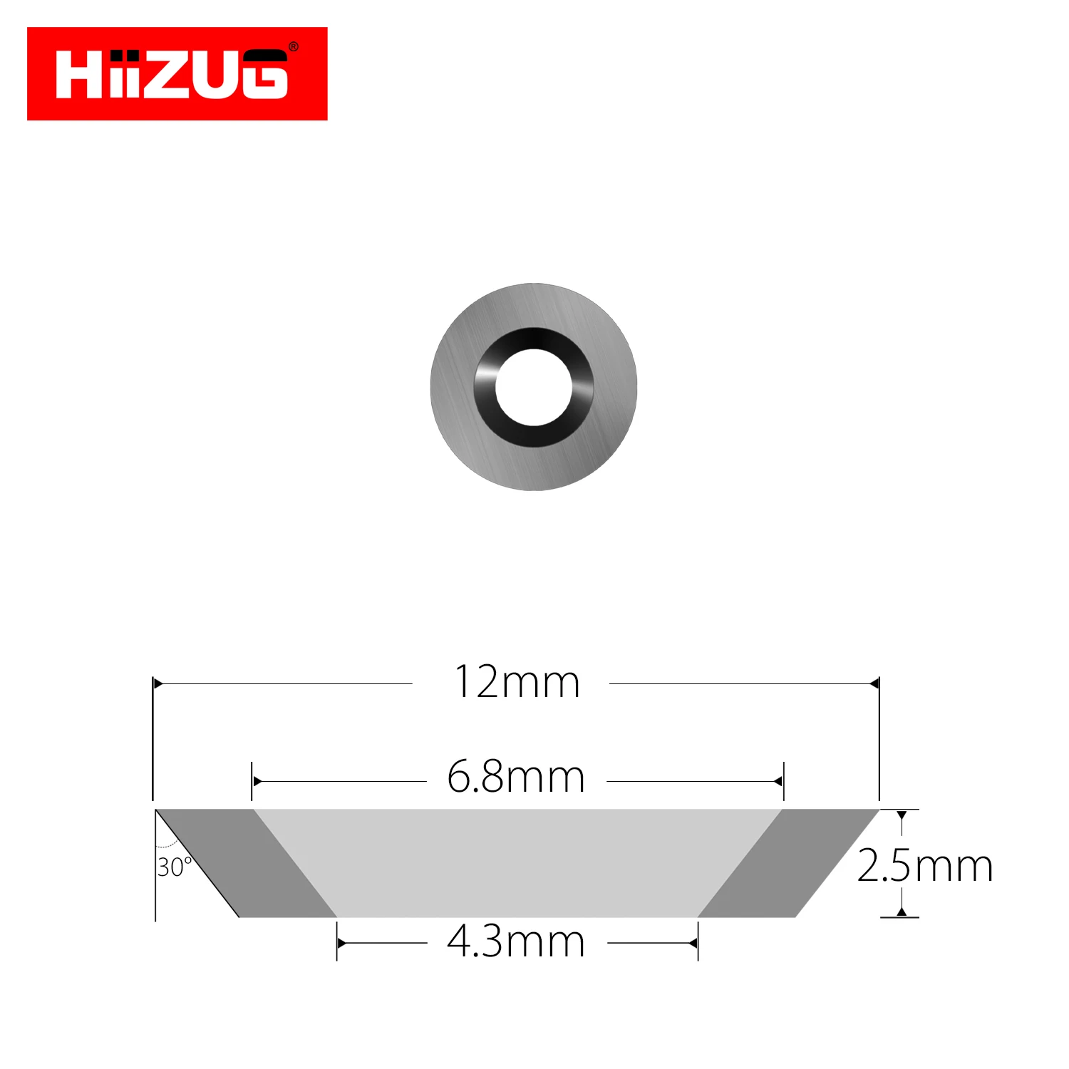 12mm Round Carbide Inserts Finisher Woodturning Tools Parts Woodworking Wear-resisting Tungsten Carbide Turning Inserts for DIY