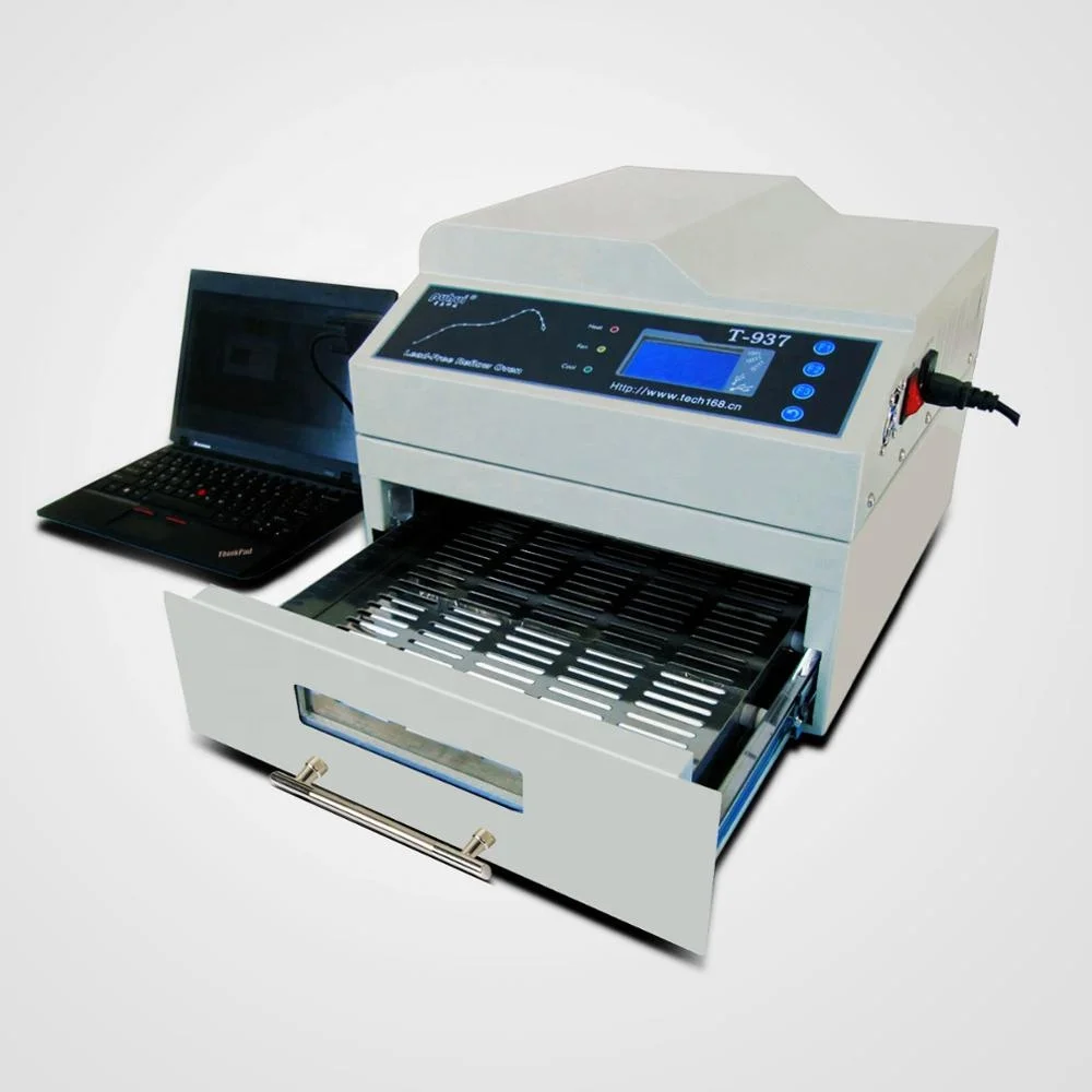 Puhui CE lead free desktop Reflow Oven T937  Reflow Soldering Machine IR IC Heater Soldering oven