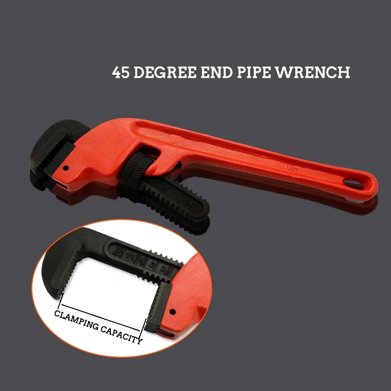 MAXPOWER Hex Offset Wrench Large Plumbing Smooth Pipe Wrench