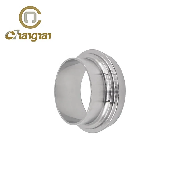 DIN11851 food grade 1.4301 1.4404 sanitary stainless steel liner for union