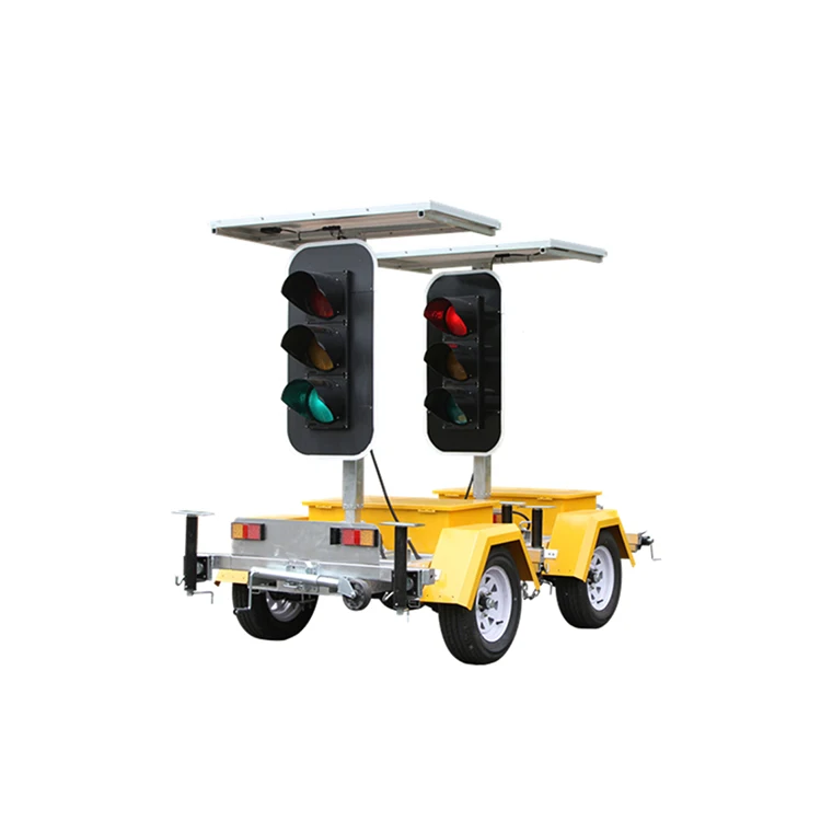 Road Construction Equipment 3-lamps Tripod Traffic Signals with controller