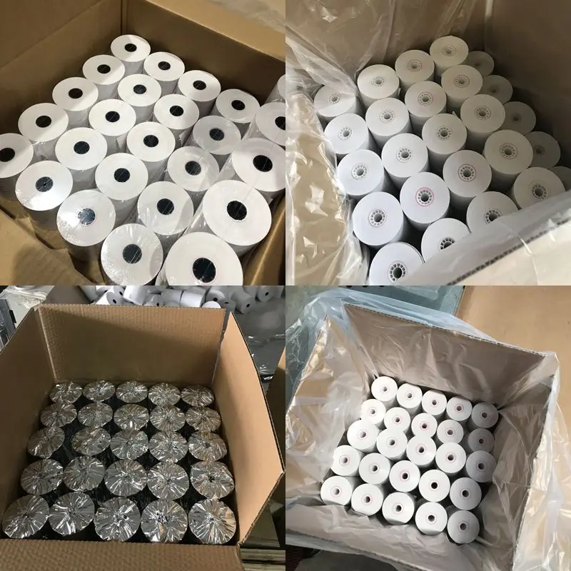 Factory OEM Free Samples 80X80 80X83 57X40 ATM POS Bpafree Thermal Paper Receipt Check Cash  Till Rolls