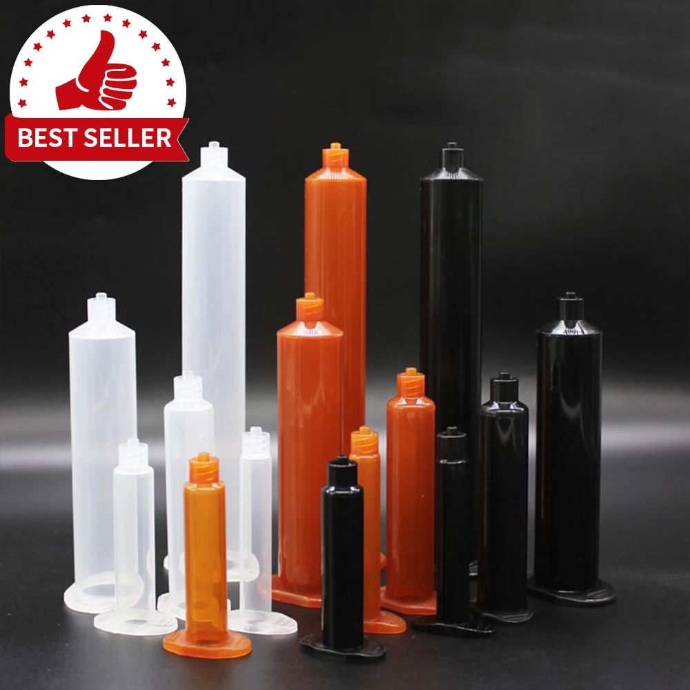 Universal Syringe Two Part Epoxy Precision Manual Liquid Glue Dispenser Ab Dental Silicone 50Ml Dispensing Gun