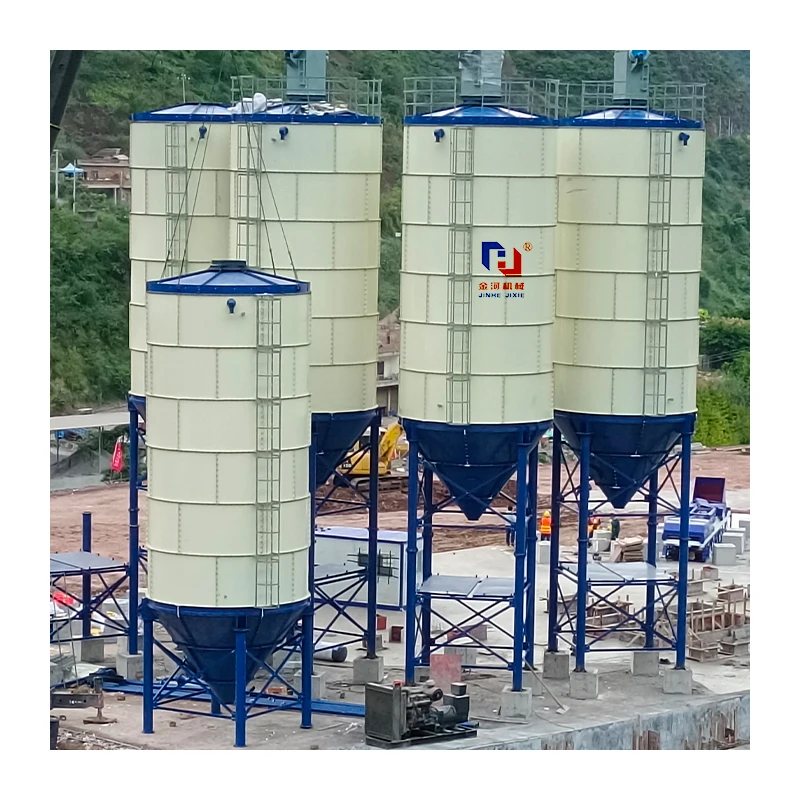 Large 500 Tons 1000T Concrete Mixing Plant Bolt-type Powder Silo Sheet Cement Silo
