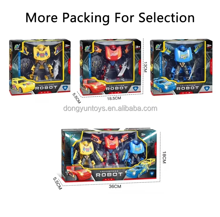 Cars Robot Transform Toys Action Figure deformation robot Car toy Assembly STEM Educational Building Vehicles Trucks for kids