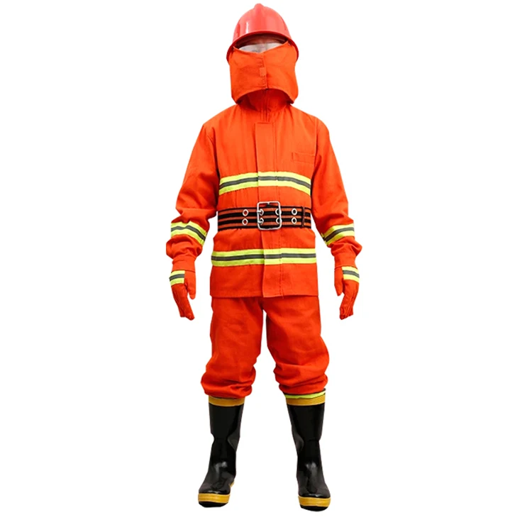 Wholesale Firefighters Anti Flame Firefighting Clothes Protective Fireproof Suit