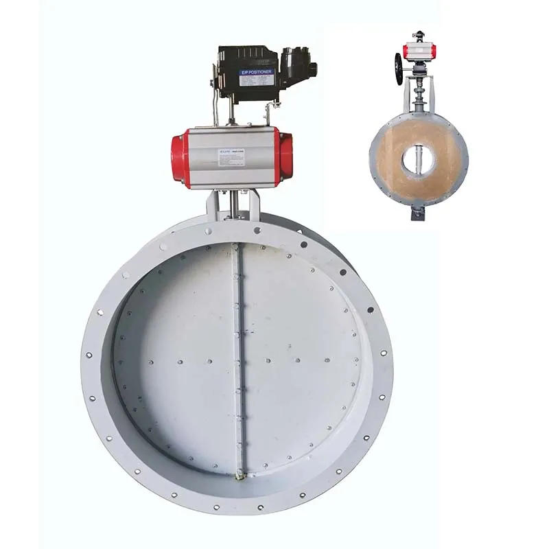 Factory Customized Gas Flow Control Damper Valve for Gas Ventilation Butterfly Valve