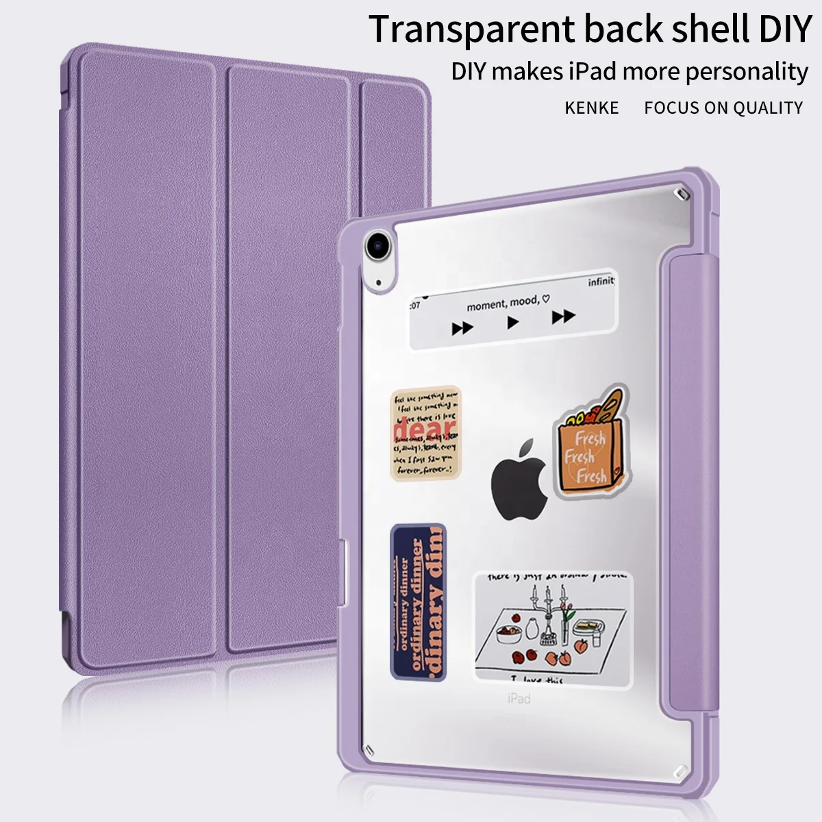 Universal 10.9 inch Tablet Case Newest design Smart Pencil shell Cover for ipad air 5th generation case