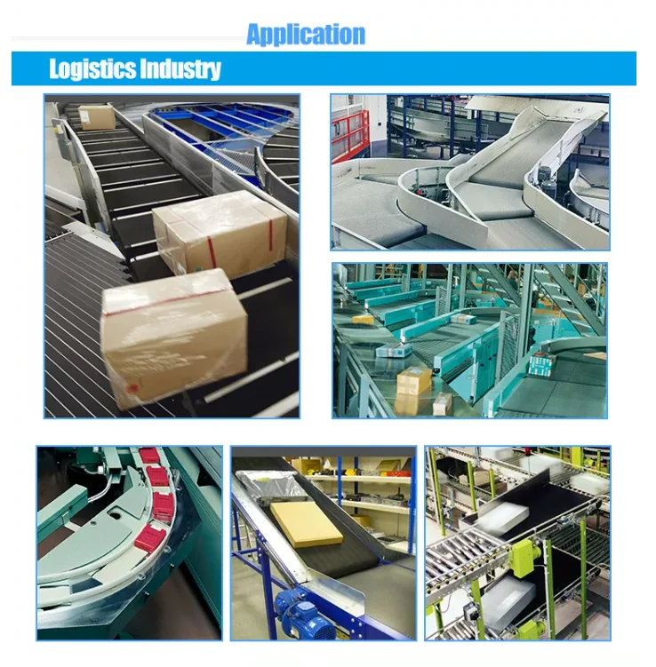 Low Noise industrial pvc toothed outdoor Cheap belt aotodoor Industrial Sidewall conveyor Flat belt