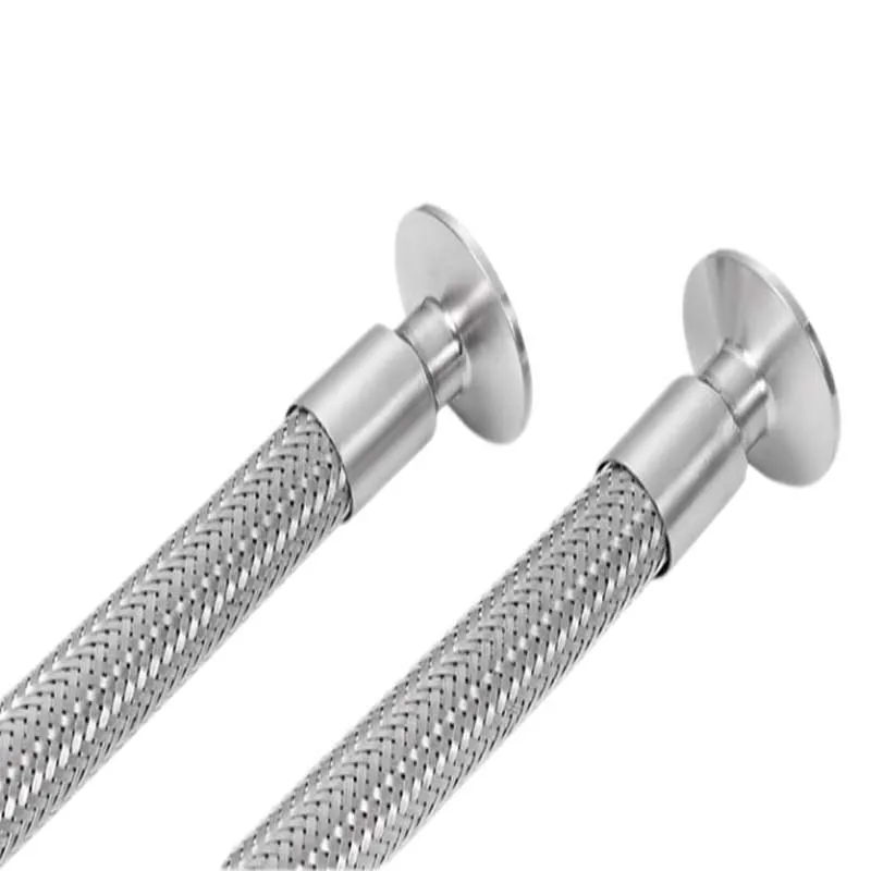 Stainless Steel Equal Sanitary Metal Corrugated Pipe with round Head Flange Connection