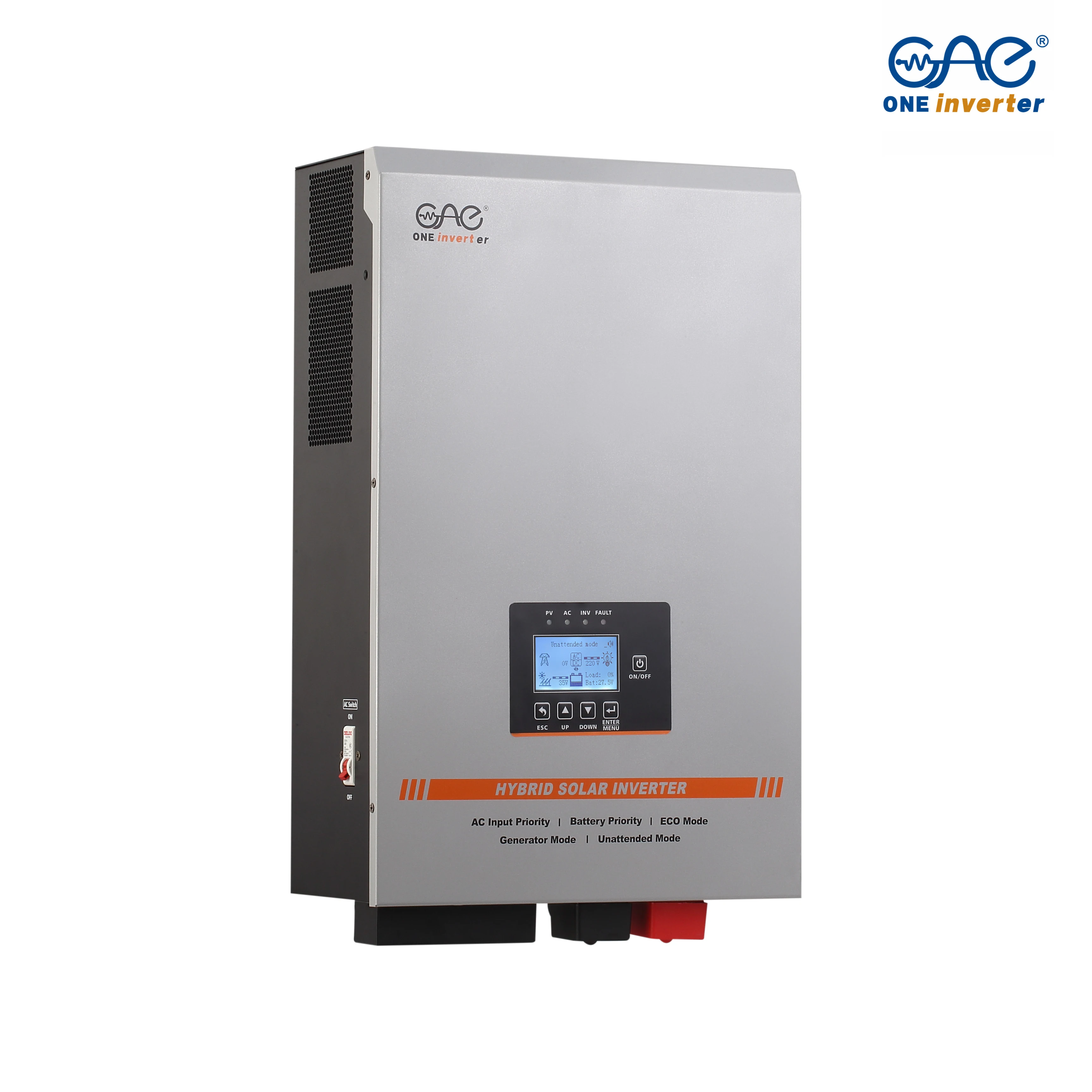 10KW Off Grid With Mppt Charge Controller Solar onduleur 220V Ac Dc Pure Sine Wave Inverter