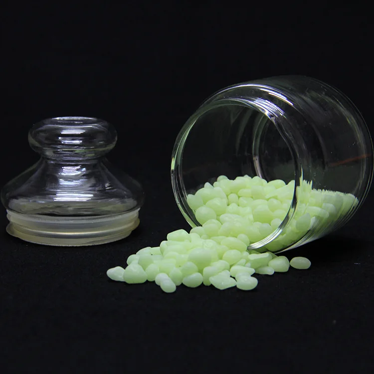 Glow in the dark stone  /Greenway scenic area decorated