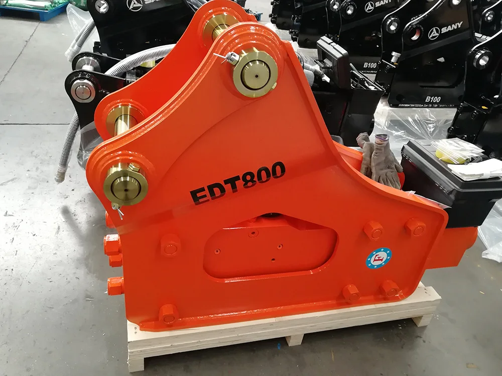 High Quality EDT800 Excavator Hydraulic Rock Breaker Factory Price for 0.8-140ton Good for Construction Machinery