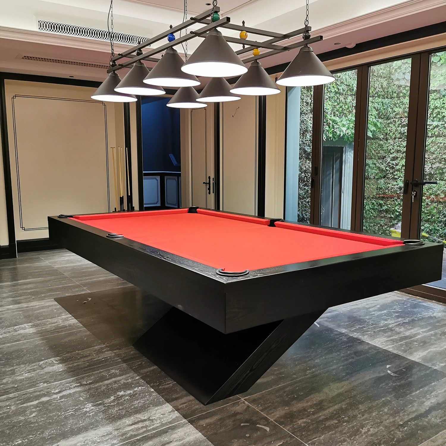 Cheap Modern X-Leg Design Customizable 7ft/8ft/9ft Top Quality Luxury Pool Table Billiard Table For Sale
