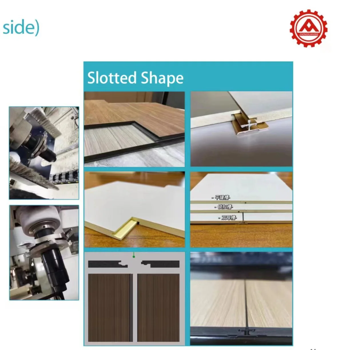 Wall panel  interior decoration  Panels Bamboo Charcoal Wood Veneer Board edge Grooving Machine