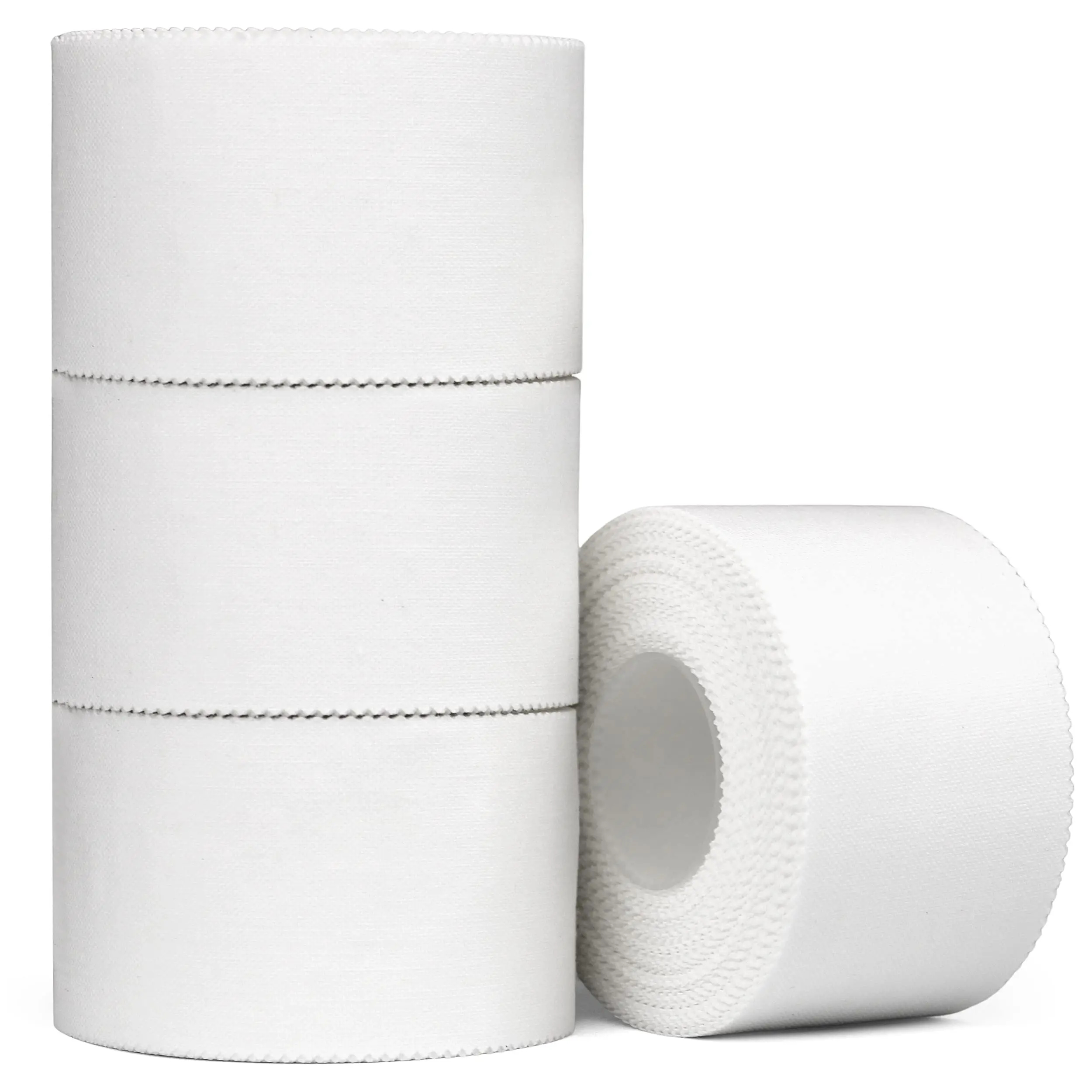 Very Strong Easy Tear No Sticky White Athletic Sports Tape for Athlete & Sport Trainers & First Aid Injury Wrap