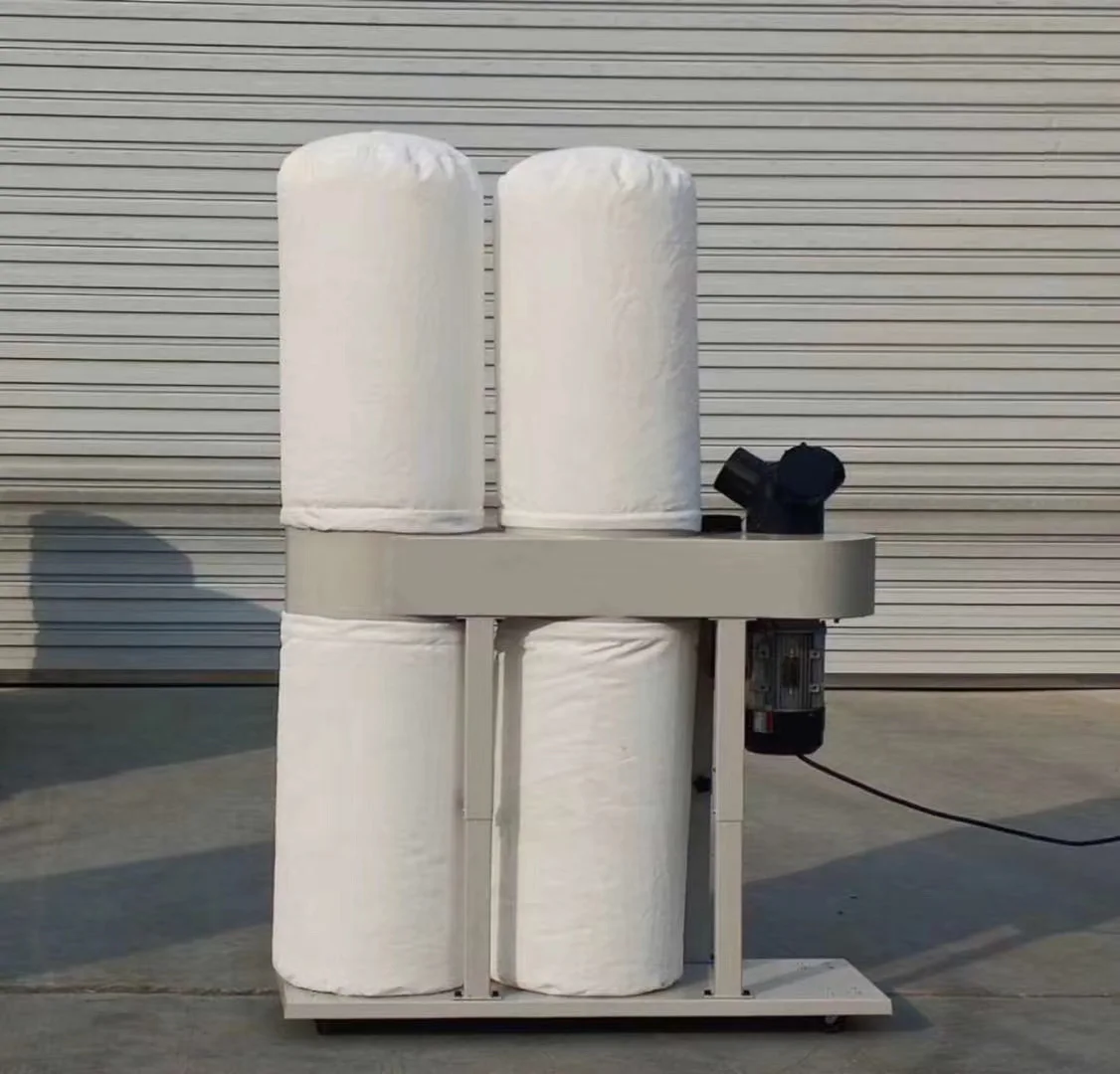 3kw Double Bags Wood Dust Collector Extractor Machine dust collector for woodworking