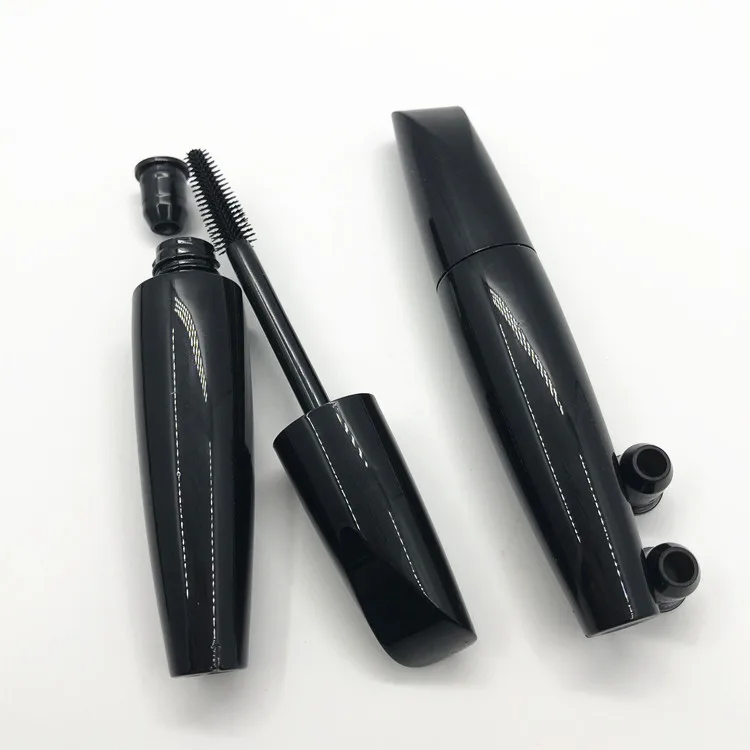 
Latest fashion in stock 15ML DIY empty shiny black mascara bottle/container with brush 