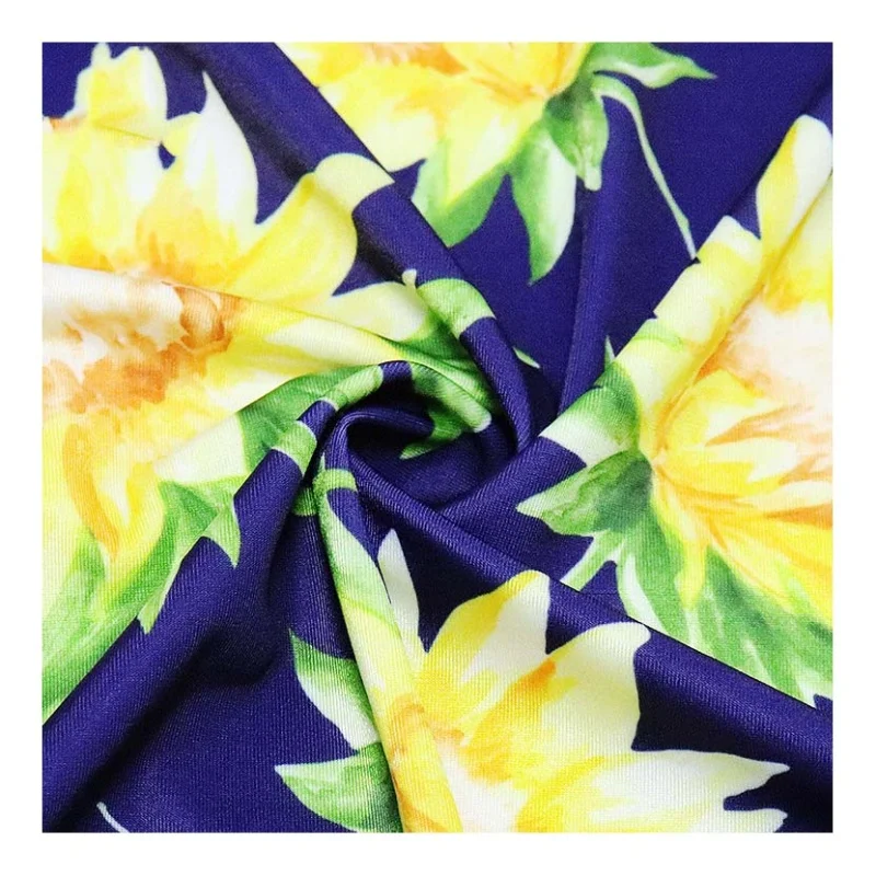 Factory wholesale competitive price polyester recycled  mesh fabric custom printing for swim short 200gsm