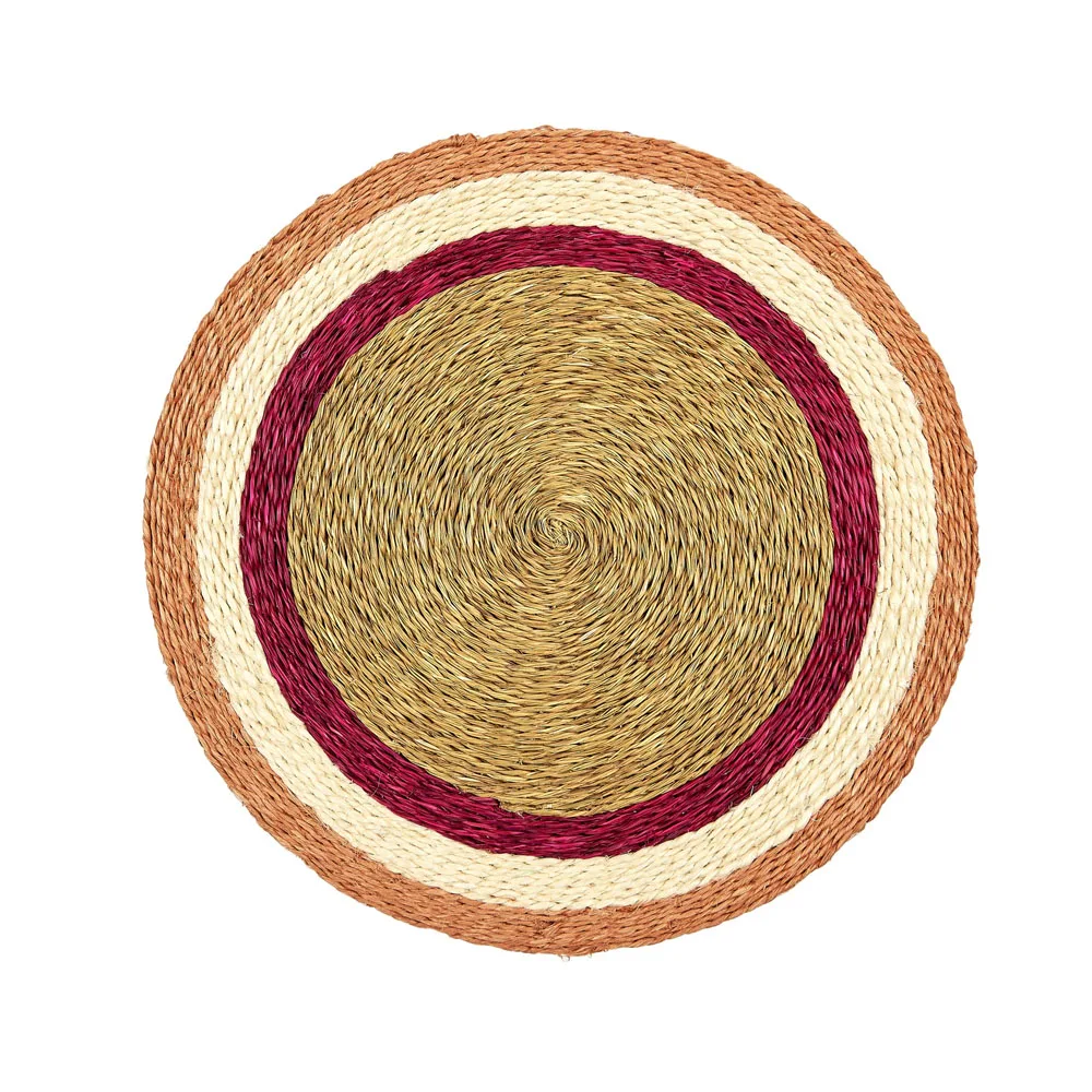 Wholesale Seagrass Table Mat/ Placemat Table Decor Multi Color Wall Decor Vietnam Handicraft