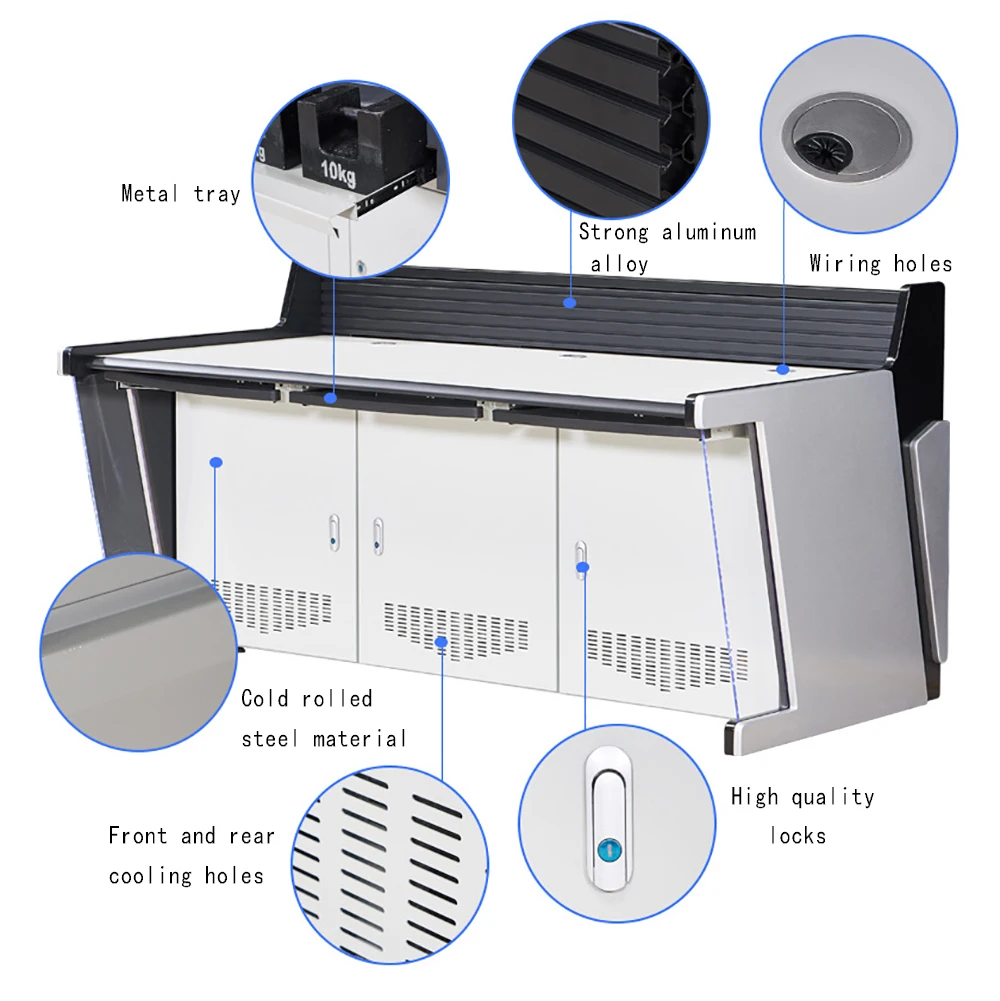 Kehua Fuwei Streamlined Design Customizable Control Room Console Dispatch Furniture Control Room Workstation Operator Console