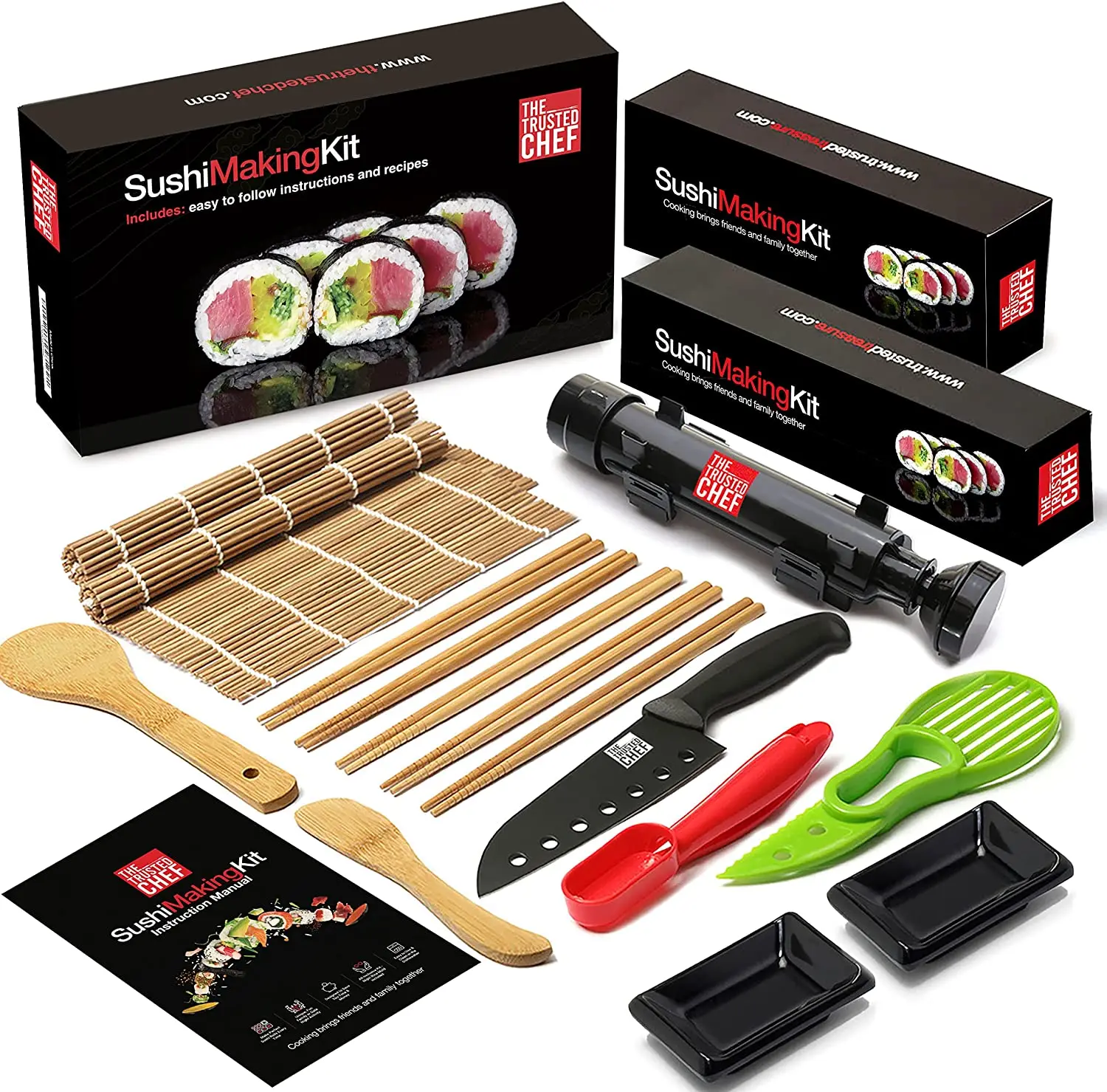 Sushi Making Kit Complete Sushi Maker Kit Bamboo Sushi Rolling Mat